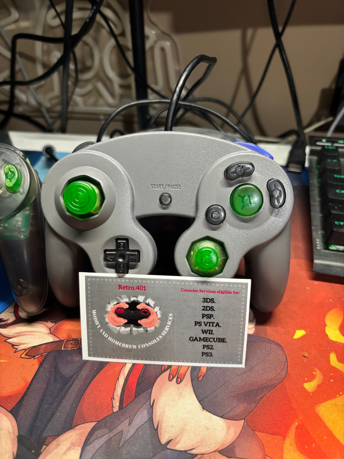 Custom GameCube controller(wireless)